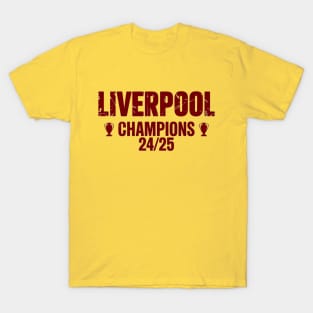 LIVERPOOL CHAMPIONS 24/25 - YNWA T-Shirt